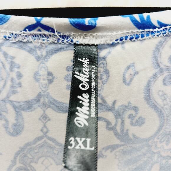 Tunic Dress Size 3XL Royal Orange Paisley Boho Festival Whimsycore Maximalist - Picture 13 of 13